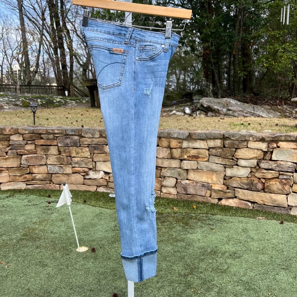 Joe's Jeans The Jane Distressed Cuffed Hem Jeans - Picture 2 of 16